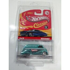 NIP Hot Wheels Classics 1:64 Die Cast Deco Delivery Hot Rod Van w/White Walls